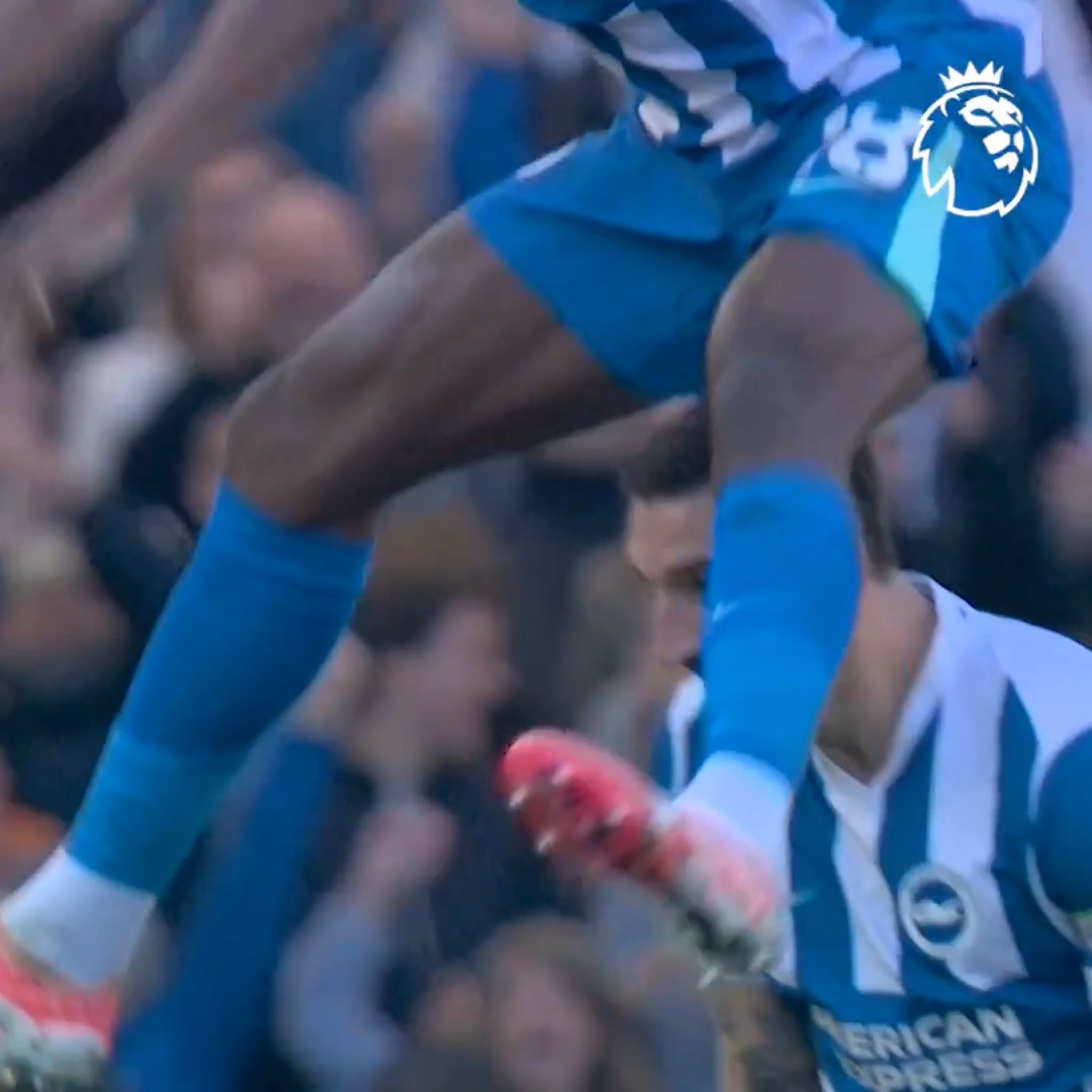 Did you spot Danny Welbeck leapfrogging Lewis Dunk this week? 😂 Click below to watch more moments like this!