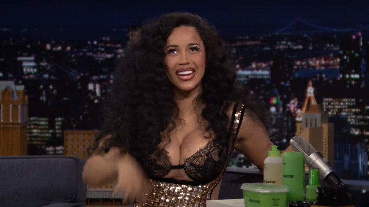 .Cardi B is in her Jesus year ✨ #FallonTonight