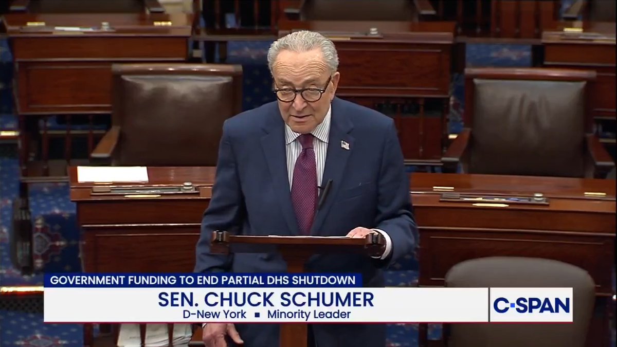 Sen. Schumer: "If you want to shove the SAVE Act into reconciliation, then have at it. We're going to fight you tooth and nail throughout the reconciliation process every step of the way."