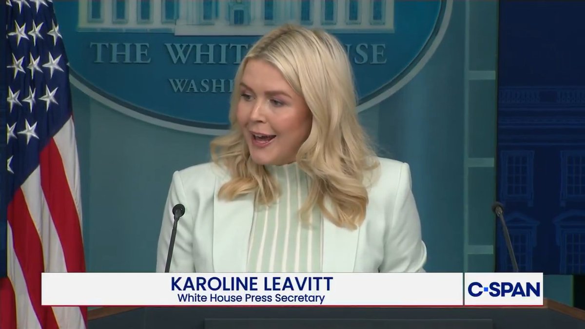 JUST NOW: Asked if Trump plans to ever seek congressional authorization for the war, Karoline Leavitt told me it’s “unnecessary” right now but said the administration would “abide by the law.” All congressional briefings have been as a “courtesy,” she said.