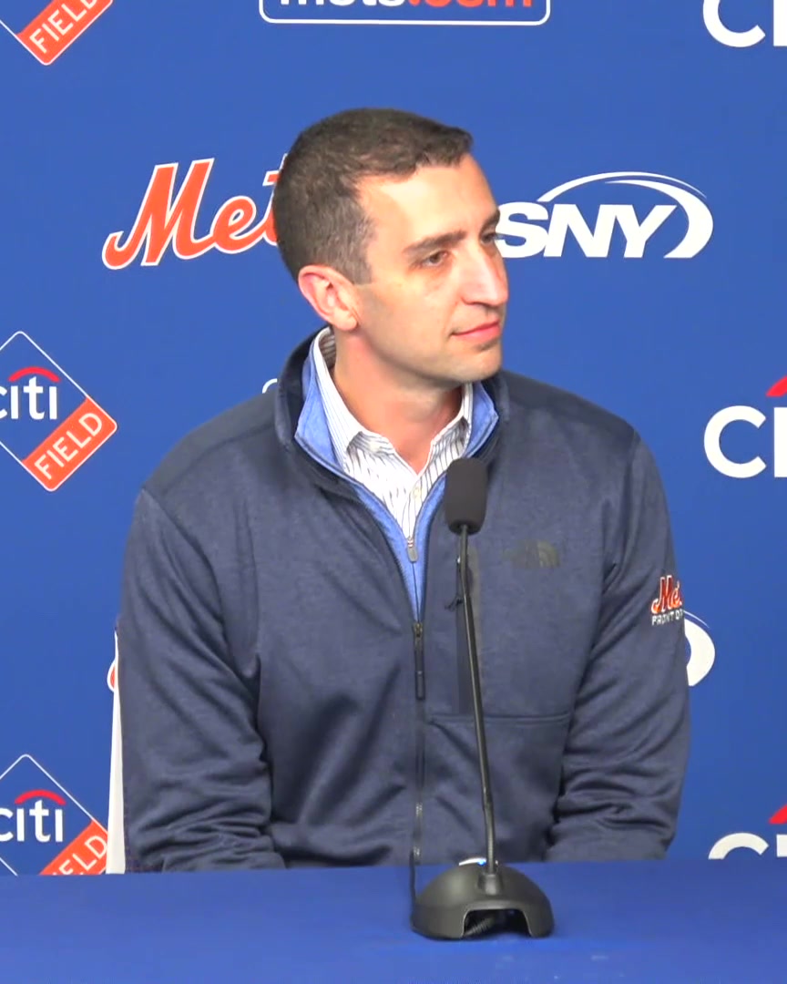 "It has definitely been too long. I have zero memories of the Mets winning a World Series." David Stearns talks about what the Mets need to do to capture a World Series title: