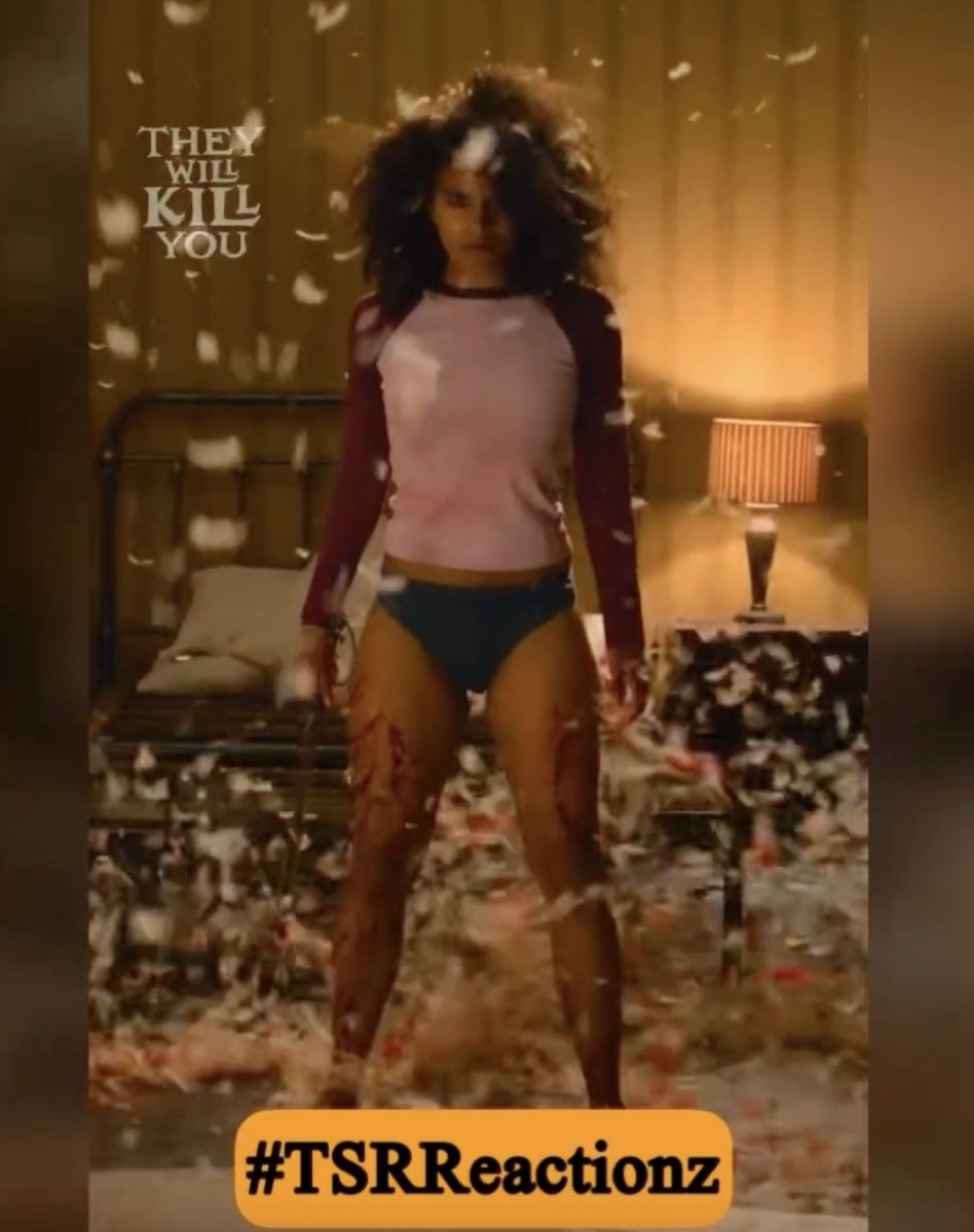 Repost from @theshaderoom: Press Play — #TSRReactionz: Hol’ Up! #ZazieBeetz got folks talking after a ATL screening of #TheyWillKillYouMovie, and the reactions are 🔥 Catch it in theaters THIS FRIDAY, March 27. #Roomies, y’all pullin’ up? 🍿 #WarnerBrosPartner