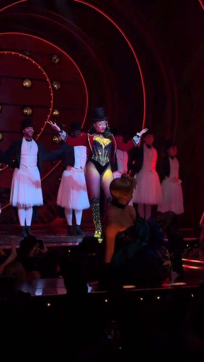 Megan Thee Stallion takes her talents to Broadway in Moulin Rouge! The Musical. The rapper made her Broadway debut in the role of Zidler Tuesday night (March 24) at the Al Hirschfeld Theatre in New York City’s Times Square. Hot Girl Meg also performed hits “Body,” “Wap” and “Savage” during the curtain call of the show. She’ll be performing in Moulin Rouge! The Musical until May 17. You pulling up to see Meg?