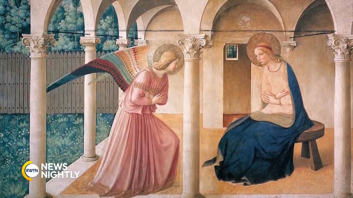 EWTN News takes a closer look at Fra Angelicoโs The Annunciation, painted in the 1400s at the Convent of San Marco in Florence. Exclusive access to the cloister offers a walk through the halls once frequented by Fra Angelico himself. EWTNโs Paola Arriaza Flynn takes us there.