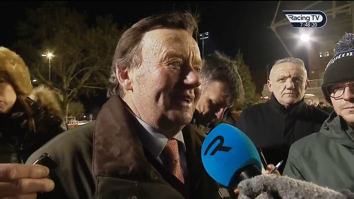 🗣️"He's not slow." Nicky Henderson gives us an immediate debrief after Constitution Hill's second Flat success.