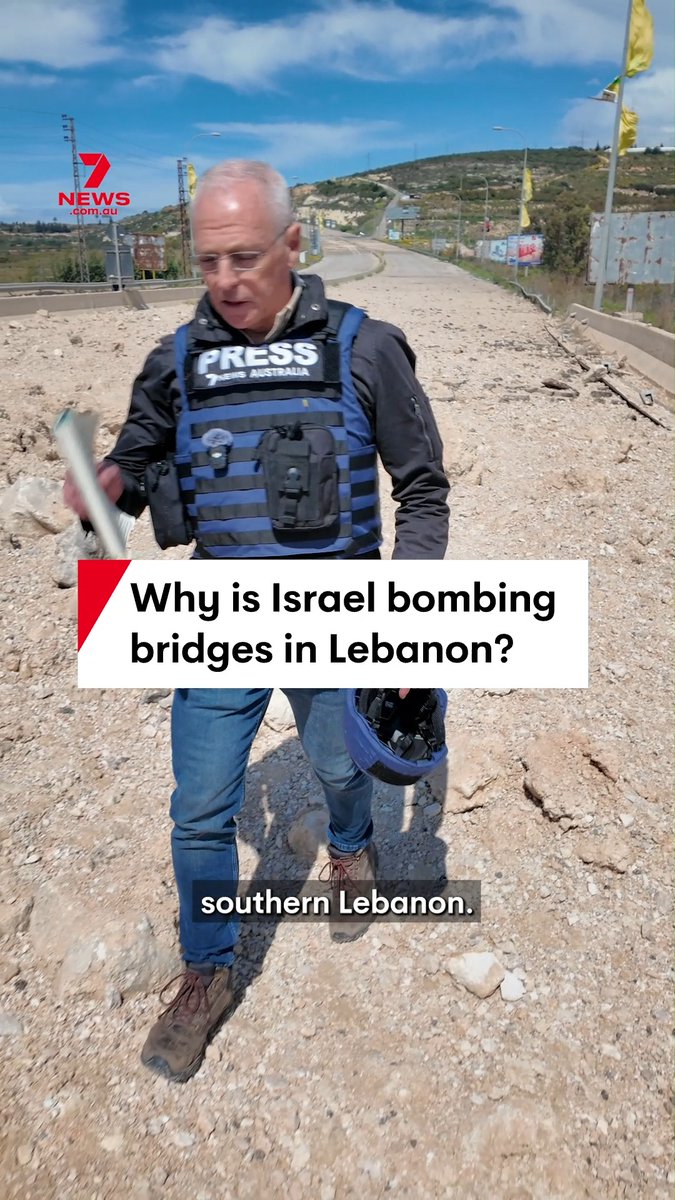 Israel continues to target and destroy key bridges in Lebanon, effectively isolating large parts of the country and attempting to hold it for themselves. #lebanon #israel #bridge #middleeast #border
