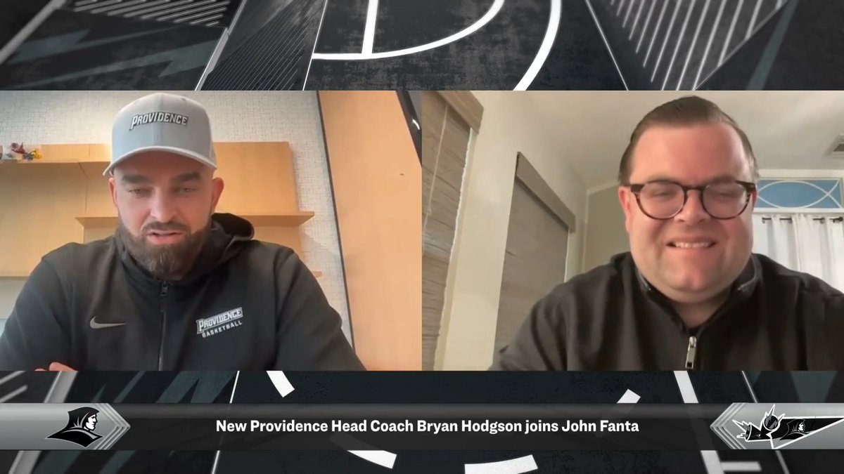 NEW: Bryan Hodgson had chills walking into Alumni Hall yesterday. He says the Providence job “checks every box.” The new head coach of the Friars joined me for an NBC Sports exclusive: