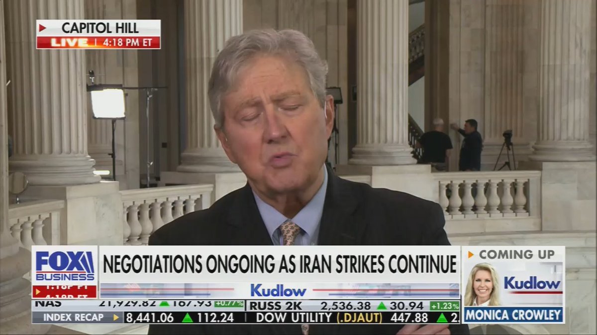 GOP Sen. Kennedy claims Trump "didn't start a war, he was trying to stop a war"