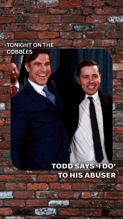 You don't have to do this, Todd 😥 For support and advice, please visit #Corrie