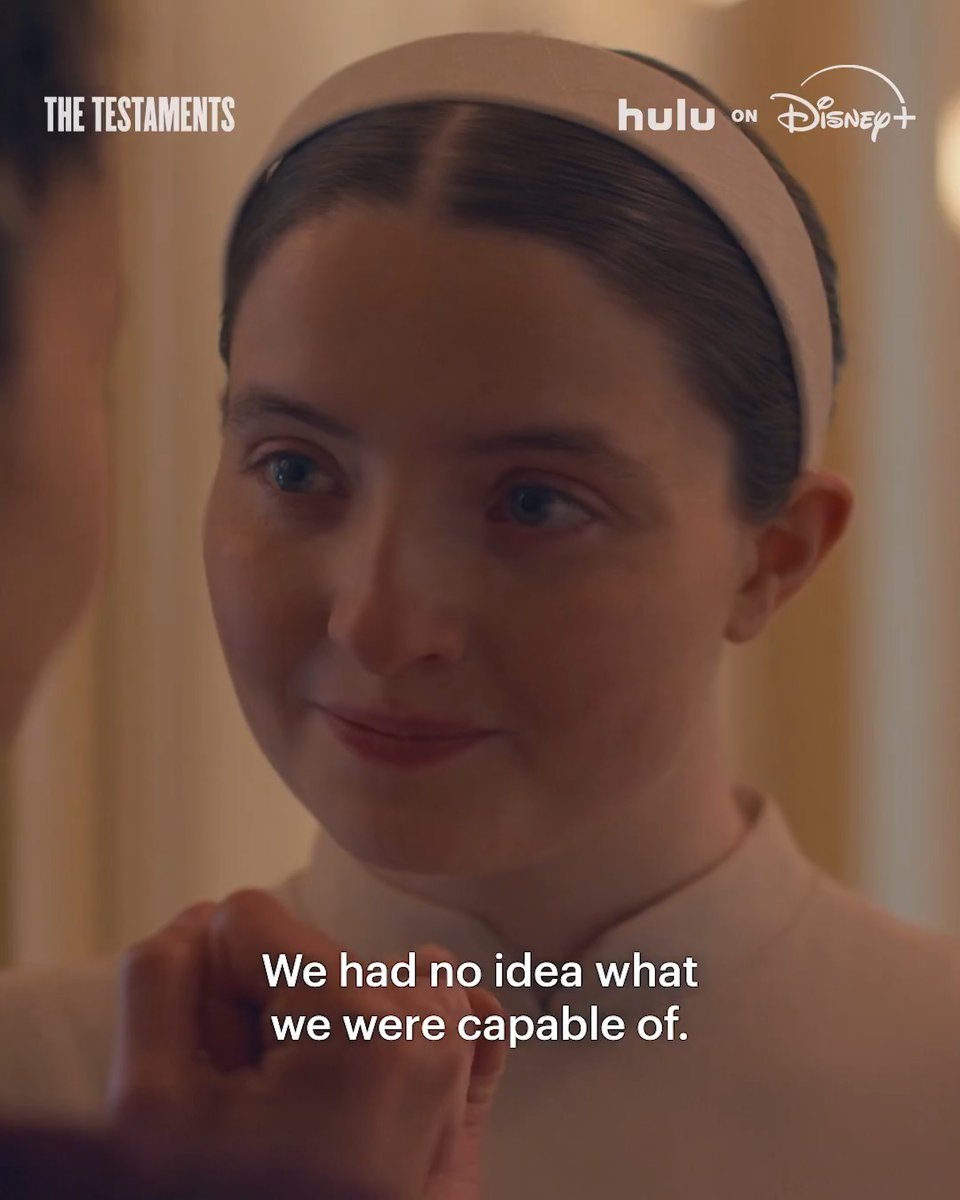 A new journey begins. Stream THE TESTAMENTS April 8 on Hulu.