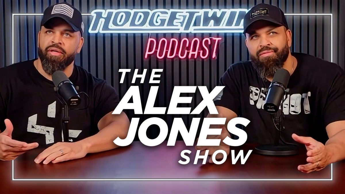EXCLUSIVE FULL INTERVIEW: Alex Jones & The Hodge Twins Debate Whether Or Not The Trump Admin Can Be Saved From The Clutches Of The Israeli Government's Hostile Takeover Of America! Topics Discussed: •Legality Of The Iran War •Lindsey Graham & Pawn Sacrifice •Trump The Workaholic •Israeli Influence Over The US •Muslim Brotherhood & The CIA •GMO Food / MAHA Movement & MUCH MORE! DO NOT MISS THIS MUST-WATCH/SHARE INTERVIEW! Hodgetwins 🔴WATCH/SHARE THE LIVE X STREAM NOW: