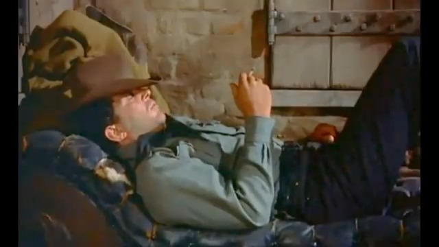 Dean Martin and Ricky Nelson perform “My Rifle, My Pony and Me” alongside John Wayne in Rio Bravo (1959)