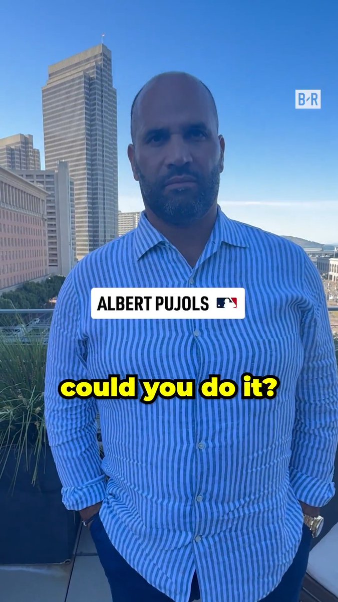 Could Albert Pujols get a hit in an MLB game TODAY? 😅 #MLB #Baseball #OpeningDay