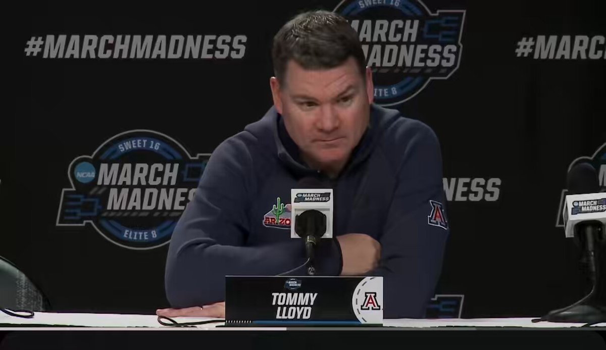 Tommy LLoyd randomly dropping call Rafi in a press conference was never something I thought I would hear 😂
