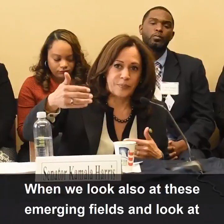 People forget that Vice President Kamala Harris is from the Bay Area She was DA, AG and Senator watching what Silicon Valley was up to She was an early voice warning about placing guardrails on the nascent technologies like AI In 2019 she warned us