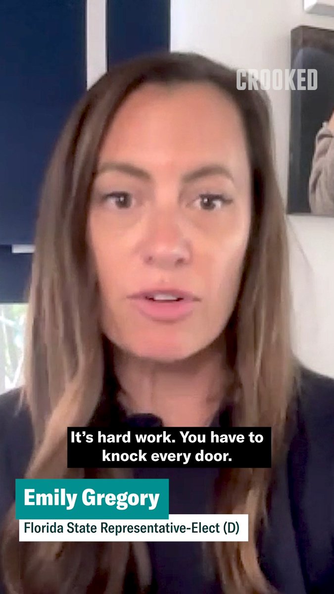 Flipping the district that includes Mar-a-Lago for Dems seemed impossible. Emily Gregory did it anyways. Subscribe for more What A Day here: