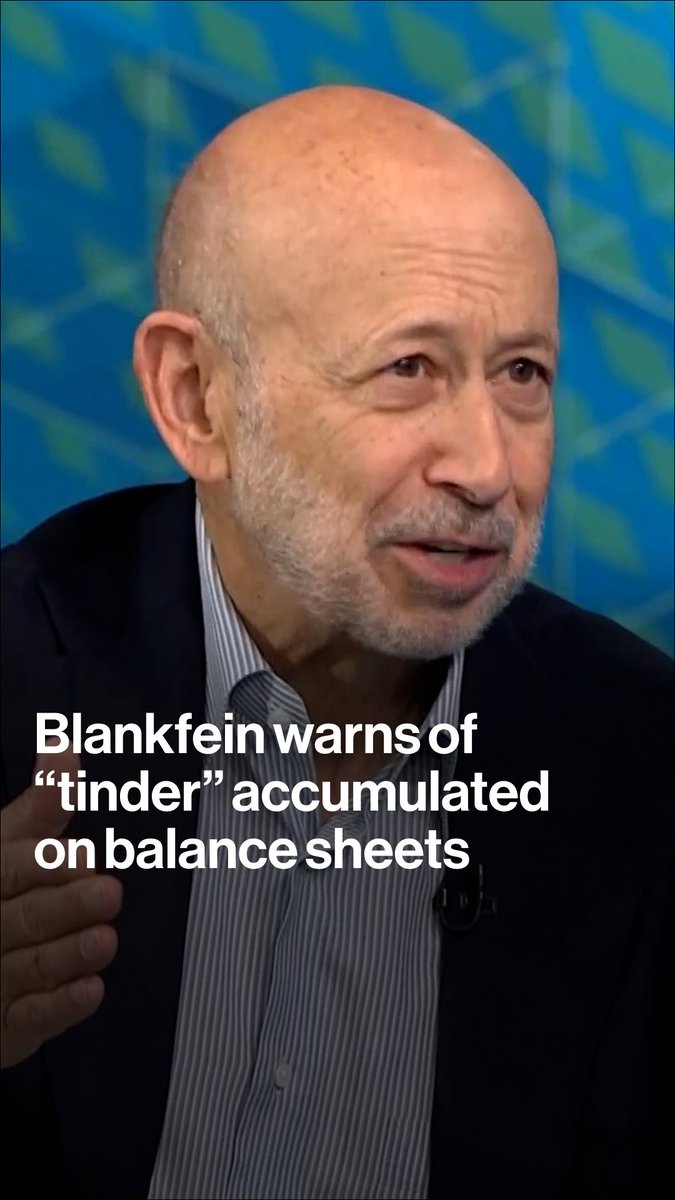Former Goldman Sachs CEO Lloyd Blankfein says the long absence of a market reckoning has allowed private equity inventory to accumulate like “tinder.” He tells Francine Lacqua investors need to know that “eventually a spark will come."
