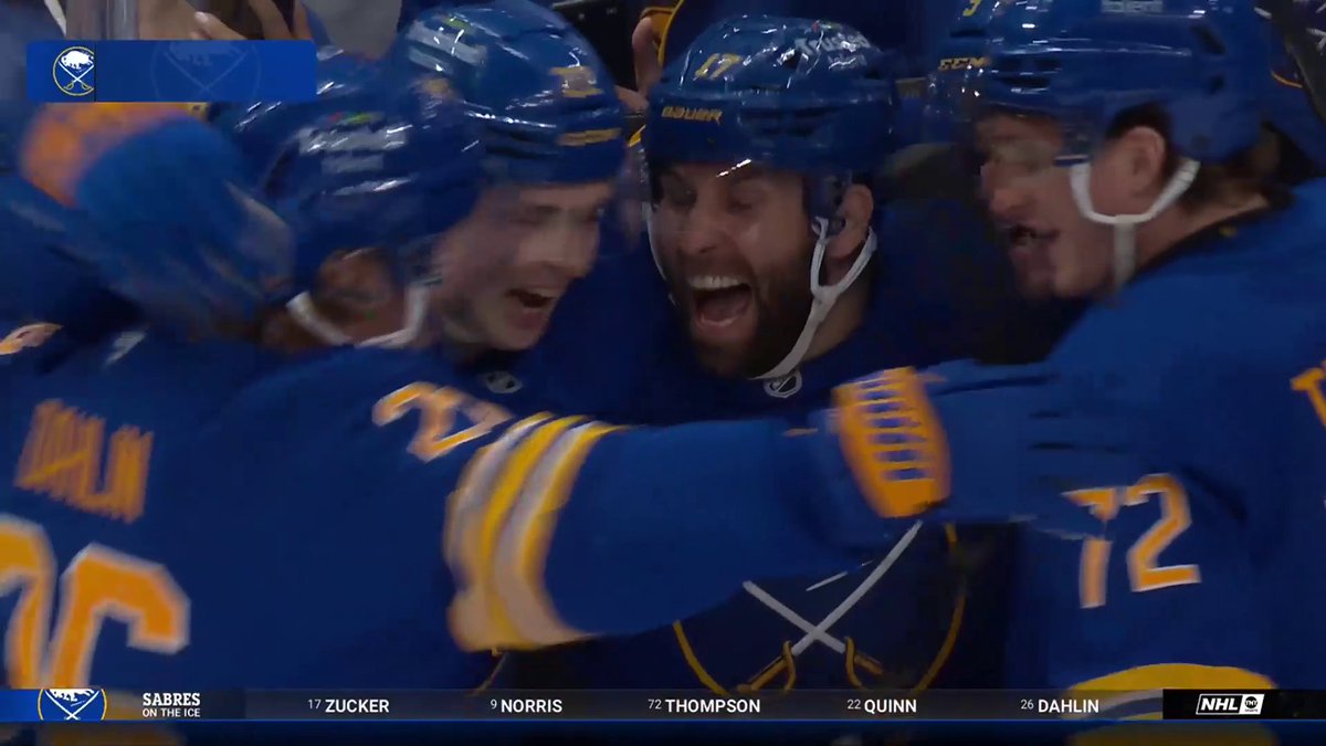ARE YOU KIDDING?! 😤 Two goals in 33 seconds and the Buffalo Sabres take the lead! 📺: NHLonTNT &amp; hbo max fka ➡️