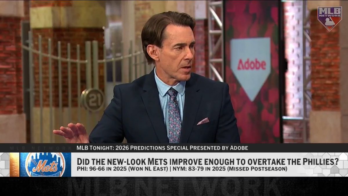 Did the new-look Mets do enough this offseason to overtake the Phillies in the NL East? #MLBTonight doesn't think so.