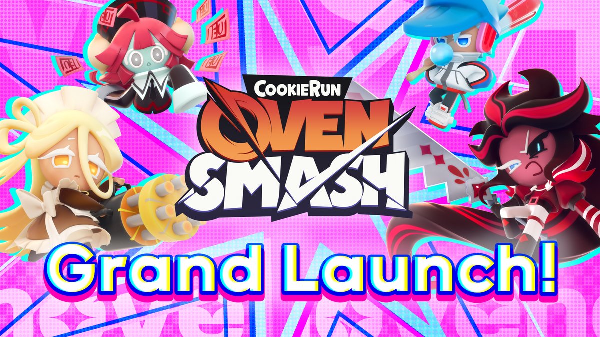 A New Standard for Action 💥 | The Grand Launch of CookieRun: OvenSmash! CookieRun: OvenSmash is officially live! Jump into fast-paced, real-time battles in Platter City! 💥 Quick matches, big moments, and nonstop action. Ready to jump in? Download now! 👉 👉 Subscribe for updates & events: #CookieRun #CookieRunOvenSmash