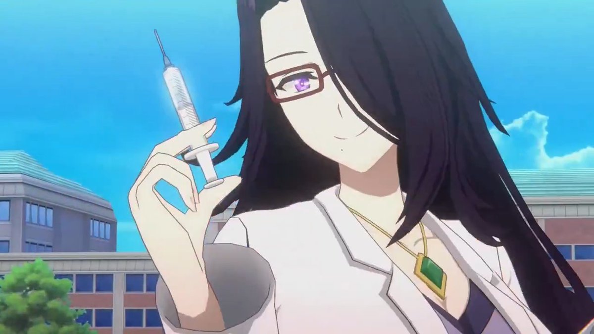 【新キャラクター登場！】 3/26(木)13:00より [ミステリアス美人保健医]アウロラ がピックアップされたガチャが開催中！ 「制服」が行動する度に「制服」を大幅に強化するサポーターです！ また、本ガチャではミツゴシボーナスptが100pt貯まると「イベント開催記念SSキャラ確定ガチャチケット②」をプレゼント！ 同チケットが使用できる「イベント開催記念SSキャラ確定ガチャ②」は、ラインナップに[ミステリアス美人保健医]アウロラが追加されたガチャとなります。 #カゲマス #陰の実力者