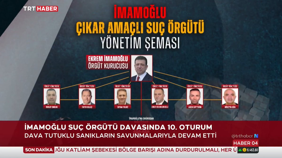 'Ekrem İmamoğlu Çıkar Amaçlı Suç Örgütü' davasının 10. oturumu sona erdi. 12 tutuklu sanığın savunmasının ardından, Beylikdüzü Belediye Başkanlığı döneminde İmamoğlu adına rüşvet istediği öne sürülen ve 88 yıla kadar hapsi istenen Mehmet Murat Çalık’ın savunması alındı.