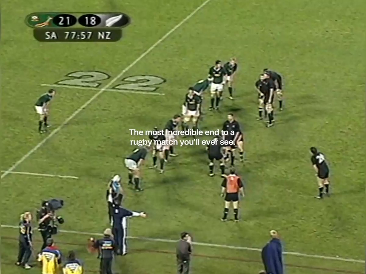 One of the great finishes of a Test match in Jade Stadium, Christchurch 🤩🫣 34,000 people in attendance on a very cold evening on Saturday July 24, 2004. Get yourself familiar with some All Blacks Stats: