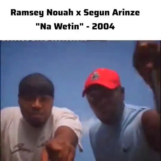 Throwback to 2004 when Segun Arinze and Ramsey Nouah jumped on Sirkay’s "Na Wetin" It was such a goofy, fun t+song and as a kid I couldn’t get enough of this video. Watching the two actors show off their musical side was pure entertainment. Were you there?