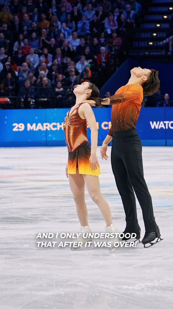 From Olympic lessons to World stage 🔁 Yuna Nagaoka & Sumitada Moriguchi are coming back stronger #WorldFigure Catch the full interview 👉 #WorldFigure #FigureSkating