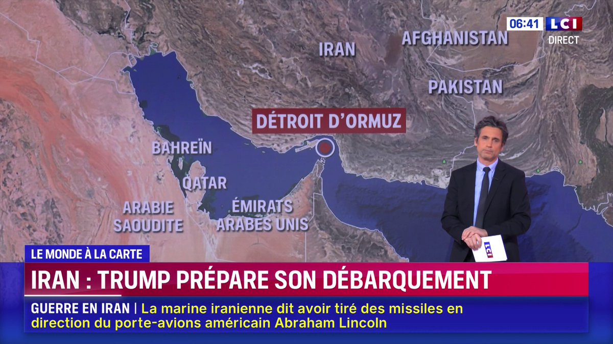 Iran : Trump prépare son débarquement 📺 Le monde à la carte avec 𝔾𝕦𝕚𝕝𝕝𝕒𝕦𝕞𝕖 𝔸𝕦𝕕𝕒 dans la matinale LCI