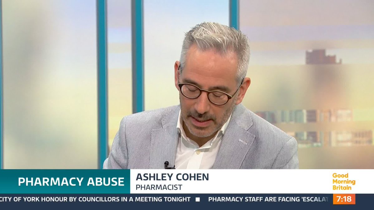 'Behind every prescription is a professional that faces intimidation, fear, anger and violence,' says Pharmacy Owner Ashley Cohen. Pharmacy staff are facing “escalating abuse” from patients while at work, with reports of racism and violence, according to a new survey.