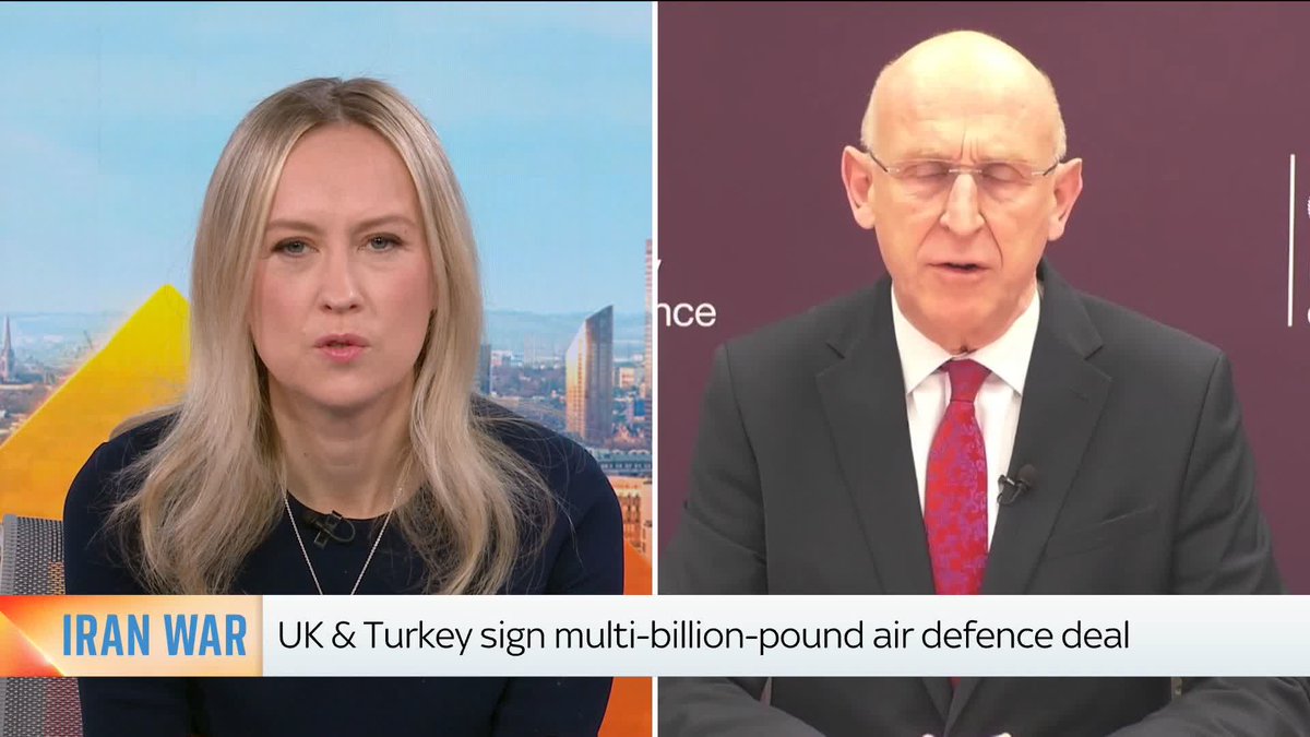 🗣️ 'Is it true Iran has missiles that could hit London?' - Sophy Ridge 🗣️ 'We have no assessment of Iranian plans to strike London.' - John Healey Sophy challenges the defence sec on what he actually means by 'assessment'.