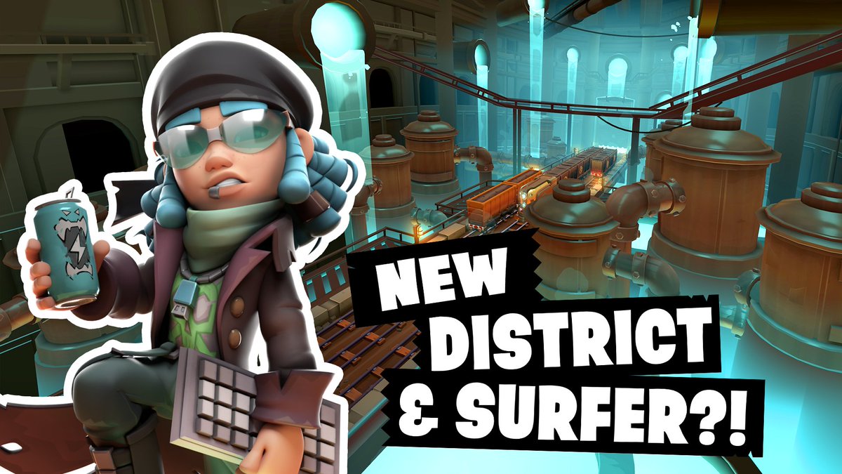 INTRODUCING: V3CTOR'S Season in Subway Surfers City! ๐ ๐พ Immerse yourself in the NEW DISTRICT - The Undertracks. ๐ง Frank takes you underground to sewerpipes and mystery. watch out for lasers, catch the ghost train and avoid obstacles. The district features exciting new gameplay mechanics and stunning level design. ๐ This season introduces the new character V3CTOR and his board H4X0R. #subwaysurferscity #subwaysurfers