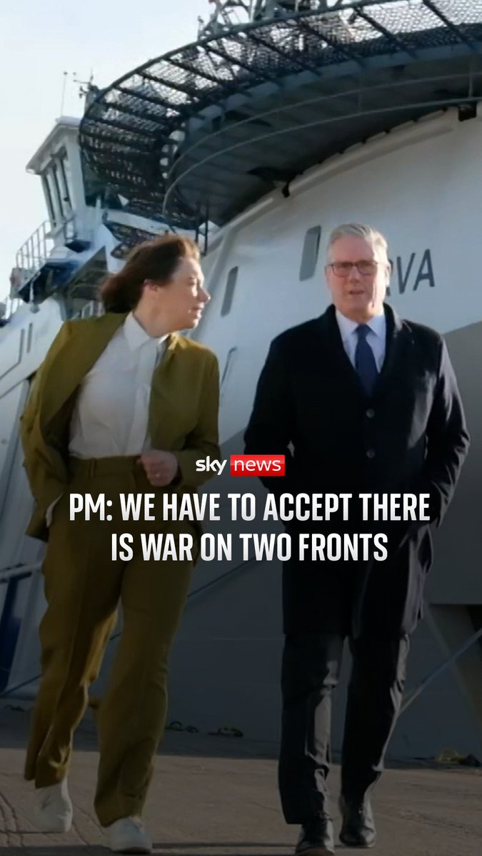 Sir Keir Starmer is in Finland to focus on Ukraine, as he announced that armed forces will be able to board Russian shadow fleet vessels as part of efforts to put more pressure on Vladimir Putin. The prime minister speaks to political editor Beth Rigby in Finland.