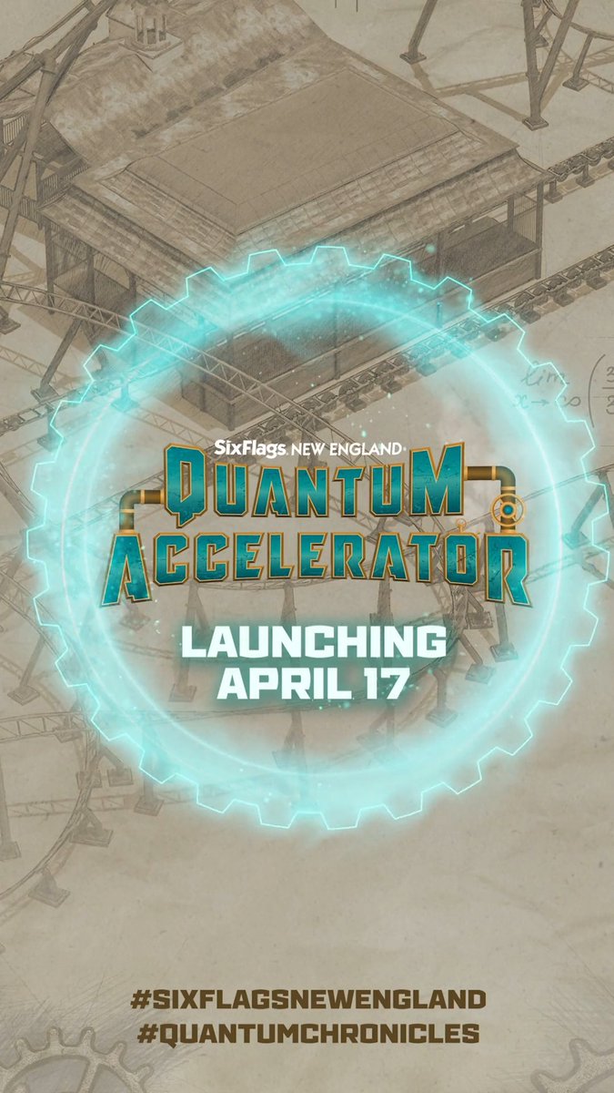 April 17, Quantum Accelerator launches at the park! 🎢 Two launches, up to 45 mph & 11 airtime moments means you're going to straddle up, grab the handlebars, and hold on! ⚡️