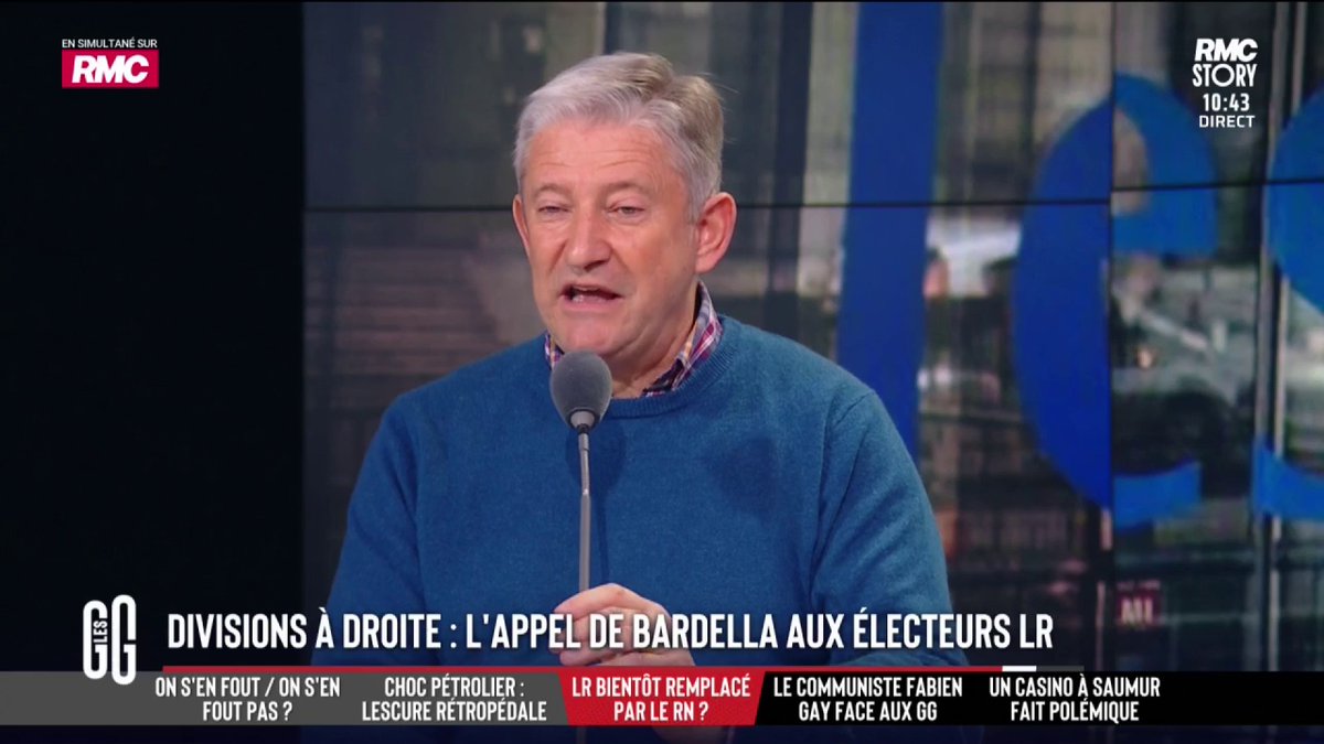 🔴 L’appel de Jordan Bardella aux électeurs LR 🗣️ Emmanuel de Villiers demande d’arrêter la démagogie: "Monsieur Bardella a du charisme, je le respecte… Il s’habille avec des boutons de manchette. Mais il n’a pas de baguette magique!" #GGRMC