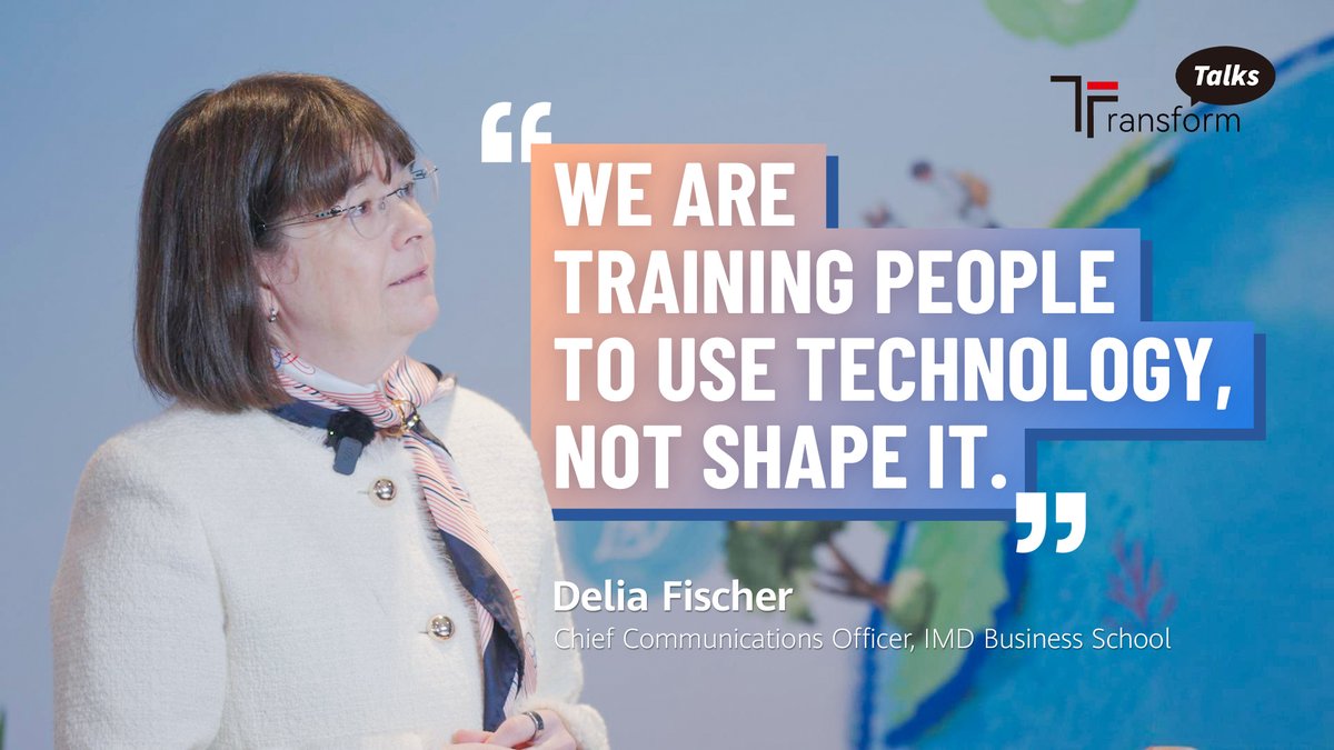 From advanced networks to industry transformation, the promise of artificial intelligence is everywhere. In a Transform Talks interview at the Huawei TECH Cares Forum, Delia Fischer, CCO of IMD Business School, asks whether an AI‑powered future risks widening the digital divide.