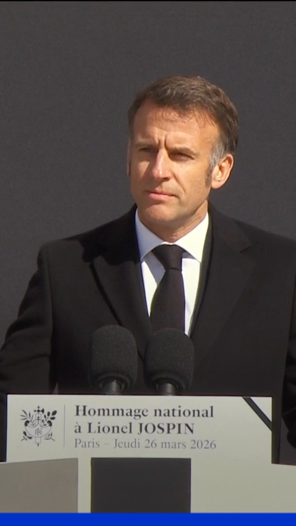 "Un homme qui fut aimé des siens et respecté de tous" ➡️ Emmanuel Macron rend hommage à Lionel Jospin