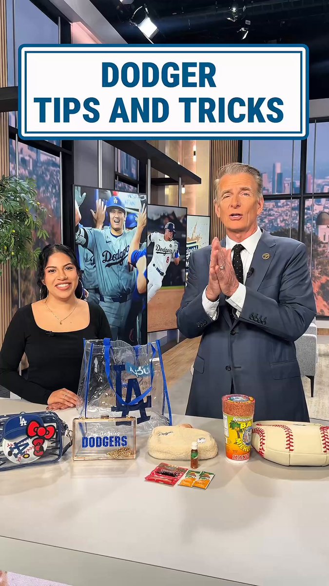 IT'S TIME FOR DODGER BASEBALL! ⚾💙 Here are a couple of tips and tricks if you're heading to opening day at Dodger Stadium today! Watch Eyewitness News as we bring you live coverage starting at 4 a.m.