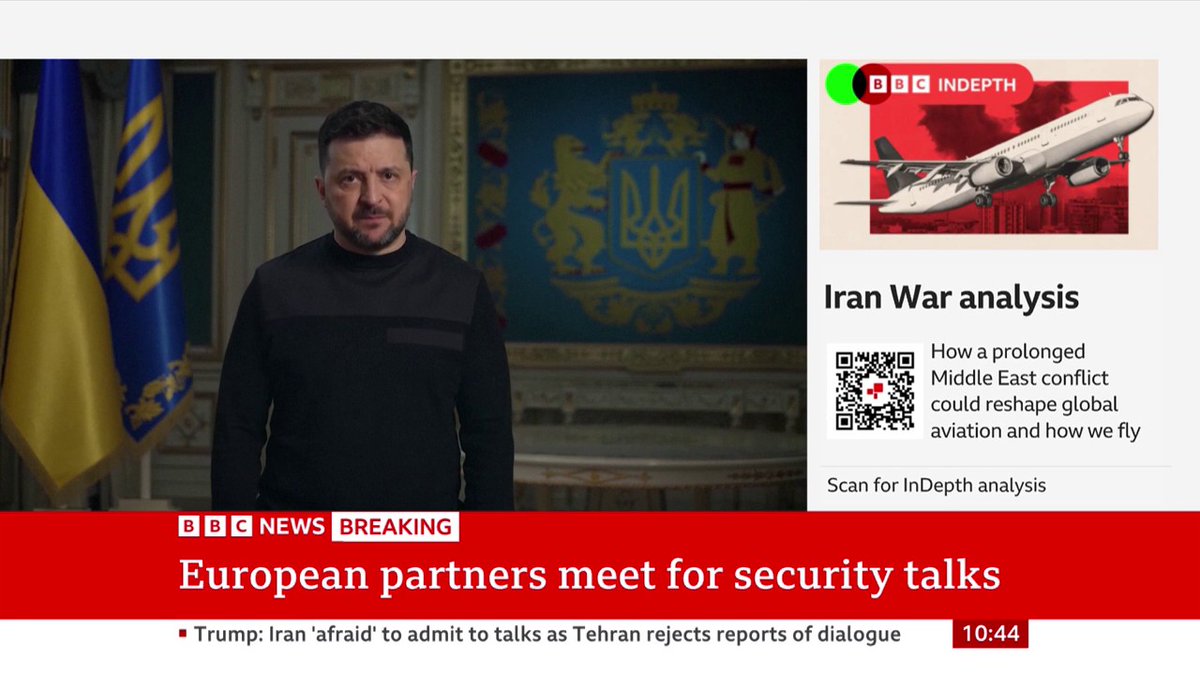 "We offer the Middle East and Gulf countries a partnership that benefits both sides, our knowledge and technology, and their funding" President Volodymyr Zelensky says Ukraine's drone expertise will benefit allies in the Middle East Follow live: