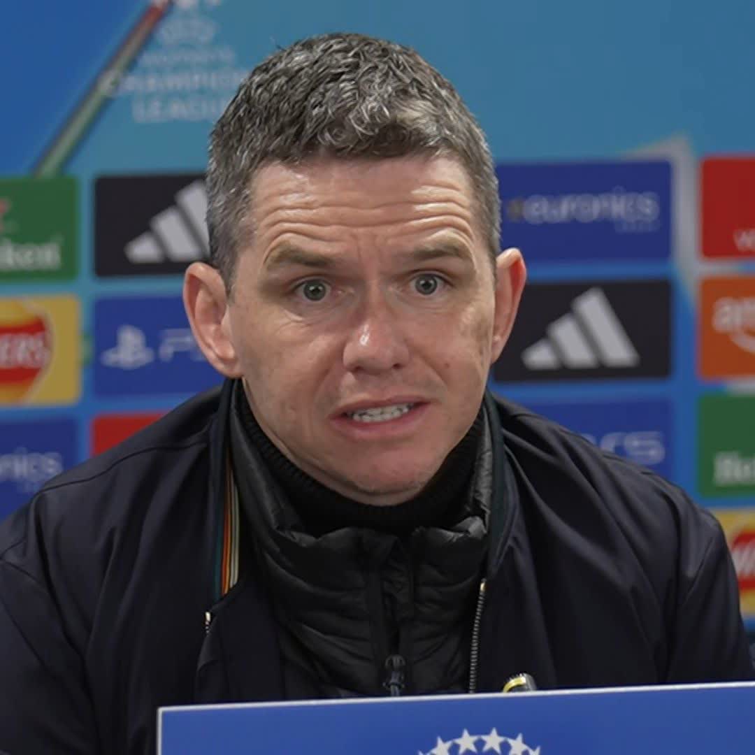 "She is an incredible footballer who I have a lot of respect for" Marc Skinner discusses how his side will attempt to stop Bunny Shaw in the Manchester derby 🛑