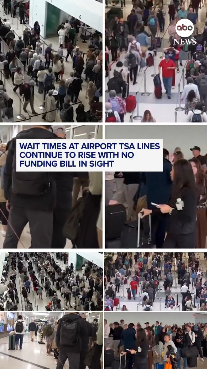 TSA Deputy Administrator Ha Nguyen McNeill said travelers were facing the "highest wait times in history" as TSA workers called out while going without pay due to the partial government shutdown. ABC News News' Whit Johnson has the latest.