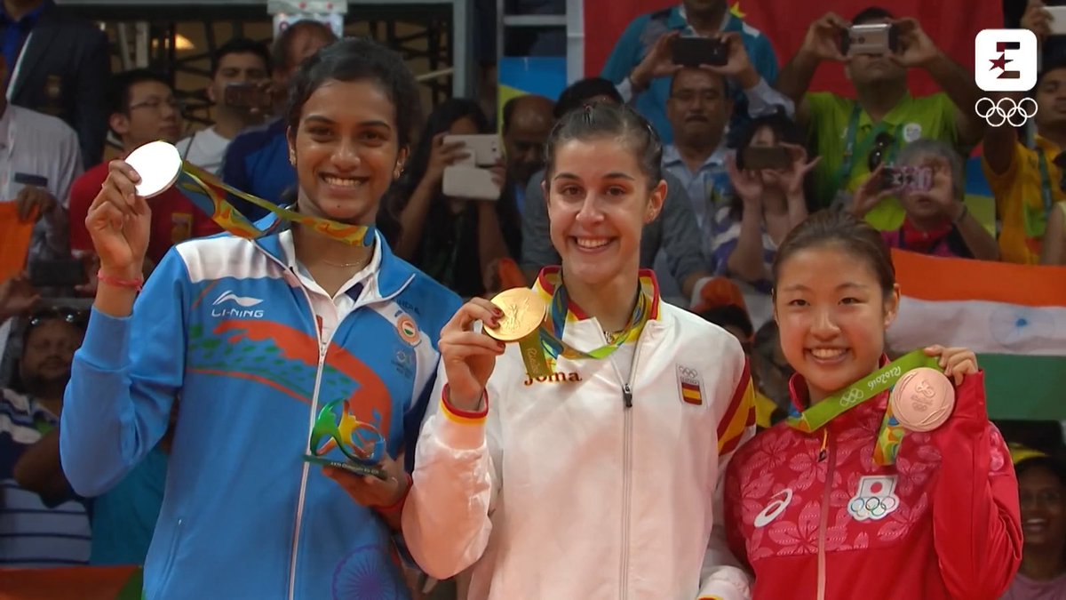 El momento más grande de la carrera de Carolina Marín. Su oro olímpico en #Rio2016. Qué recuerdos 🥹