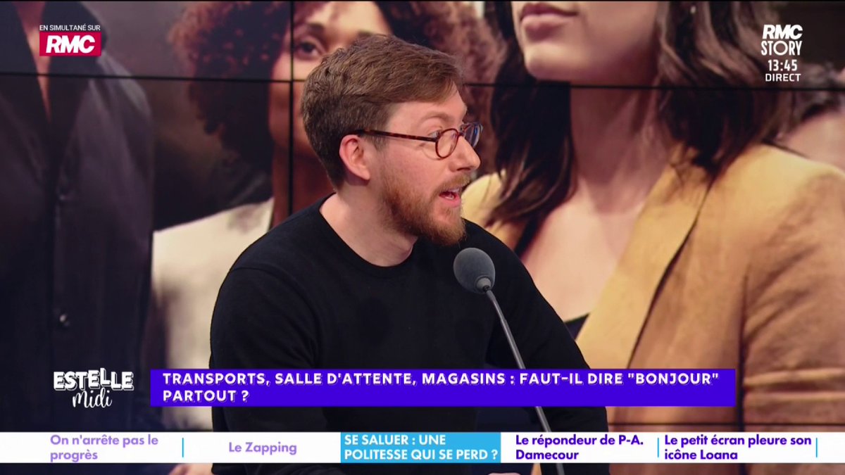 👋 Faut-il dire « bonjour » partout ? 🎙️ Pierre Rondeau : "Quand je rentre dans un magasin, je dis "bonjour" si on me dit "bonjour" ! Je ne serai jamais à l'initiative d'un "bonjour" ! Et remercier la voiture qui s'est arrêtée au passage piéton... c'est un usage de quoi..."