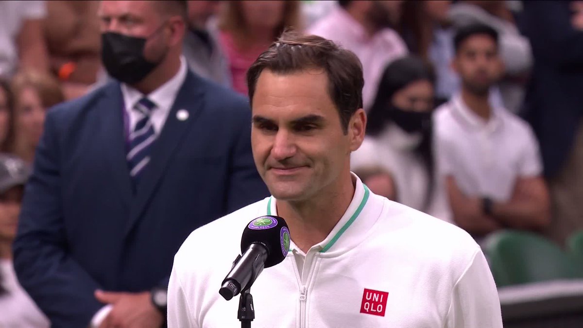 Interviewer : “Absence makes the heart go fonder” Roger : “I don’t understand….(repeats) Still No…my English is not very good 🤣”