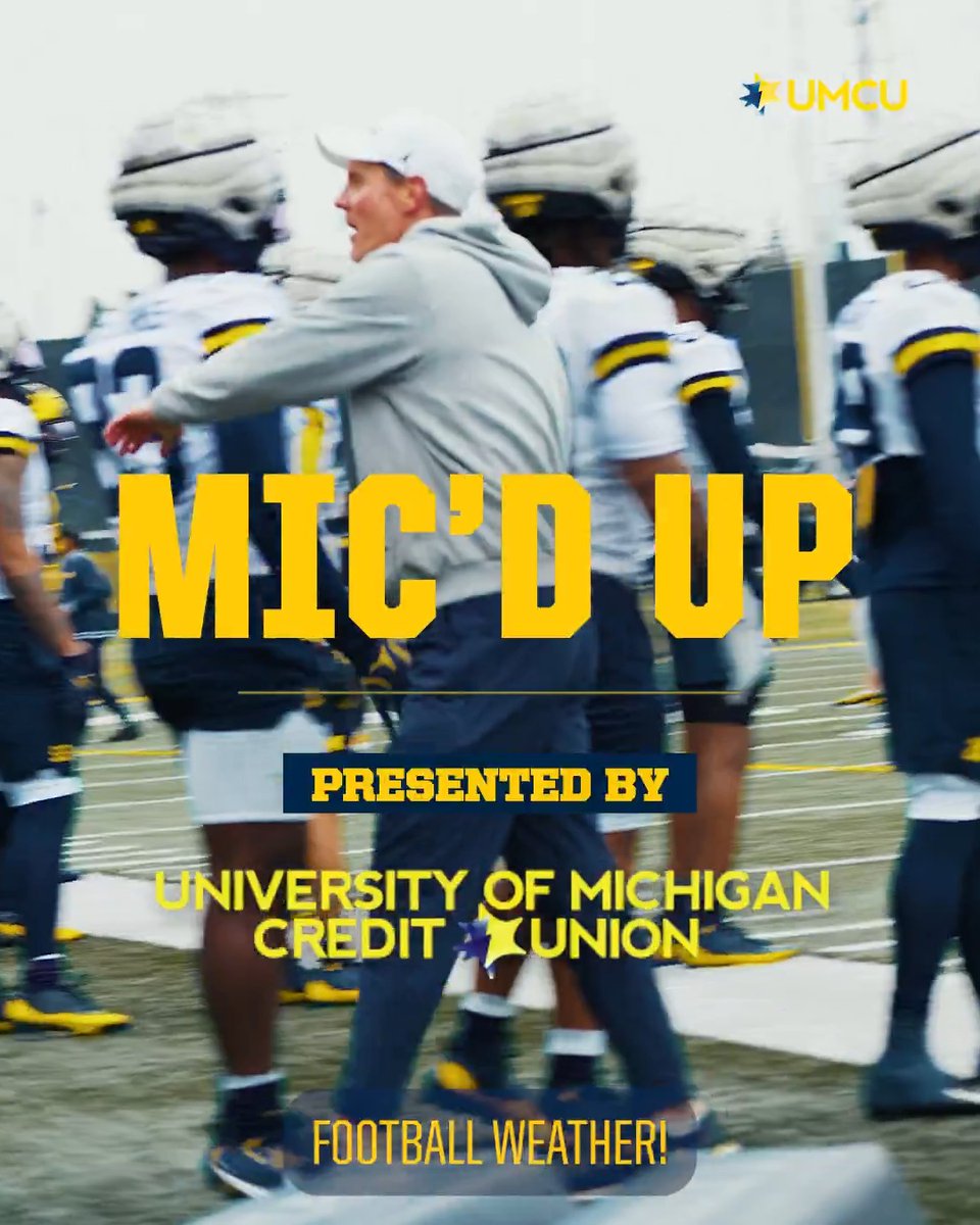 Getting better every day! Let's go mic'd up with DC Jay Hill. #GoBlue | University of Michigan Credit Union (UMCU)