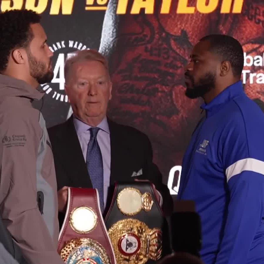 🇬🇧 𝐅𝐀𝐂𝐄 𝐎𝐅𝐅 🇺🇸 Itauma &amp; Franklin come face to face ahead of fight night 👀 #ItaumaFranklin | March 28 | Live on DAZN ▪️