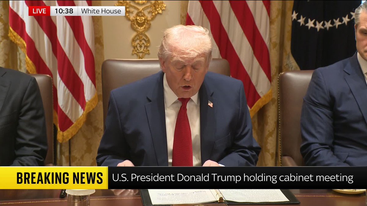 "Over the past three weeks, we've been hitting Iran's military capabilities at a level that few people have ever seen before." Trump repeats claims the U.S. is winning a war against Iran and reiterates his claim that Iran is "begging" him to make a deal.
