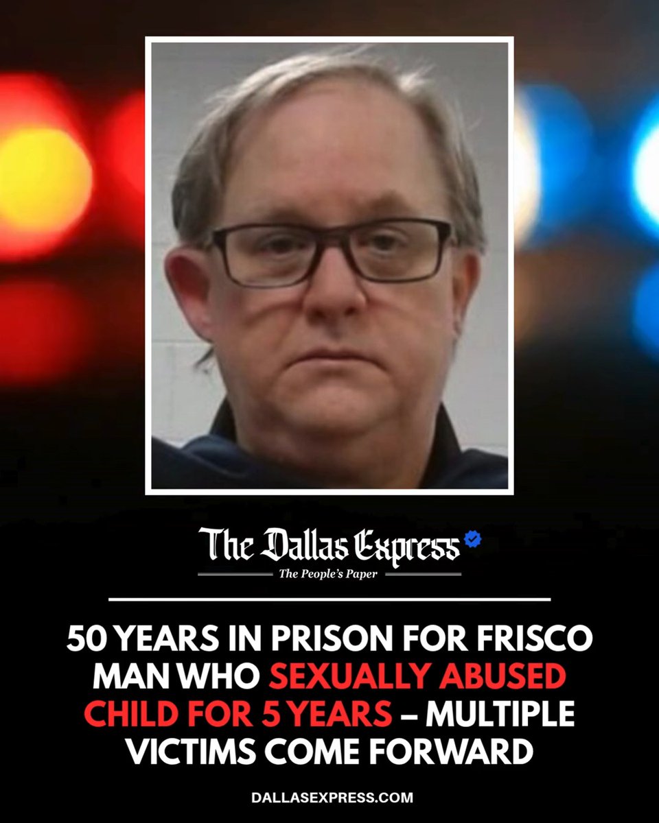 FRISCO MAN SENTENCED TO 50 YEARS FOR REPEATED CHILD SEXUAL ASSAULT Christopher John Greene, 53, abused a child over five years starting at age 10, with additional victims coming forward alleging abuse dating back to the 1980s. He also received concurrent sentences for indecency with a child and possession of child pornography. Full Story: