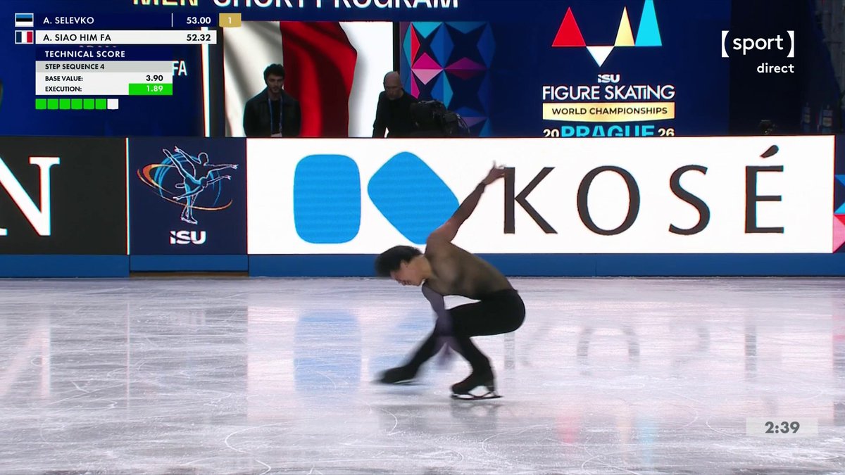 ⛸️ #WorldFigure | 🇫🇷 OUI ADAM ! 🤩 Adam Siao Him Fa livre encore une prestation magique lors de ce programme court des Mondiaux ! Quelle merveille ! 💻 Suivez le direct sur la chaîne sport :